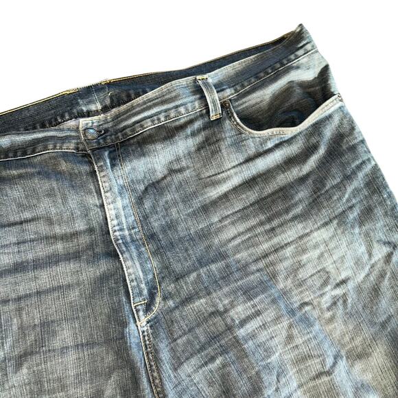 2 pair Agave Denimsmith Jeans Mens 54x30 Relaxed Straight Waterman USA Stretch - Picture 5 of 16